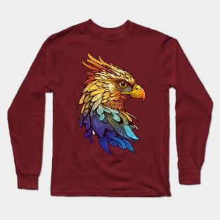 Hawk Vector Illustration Long Sleeve T-Shirt